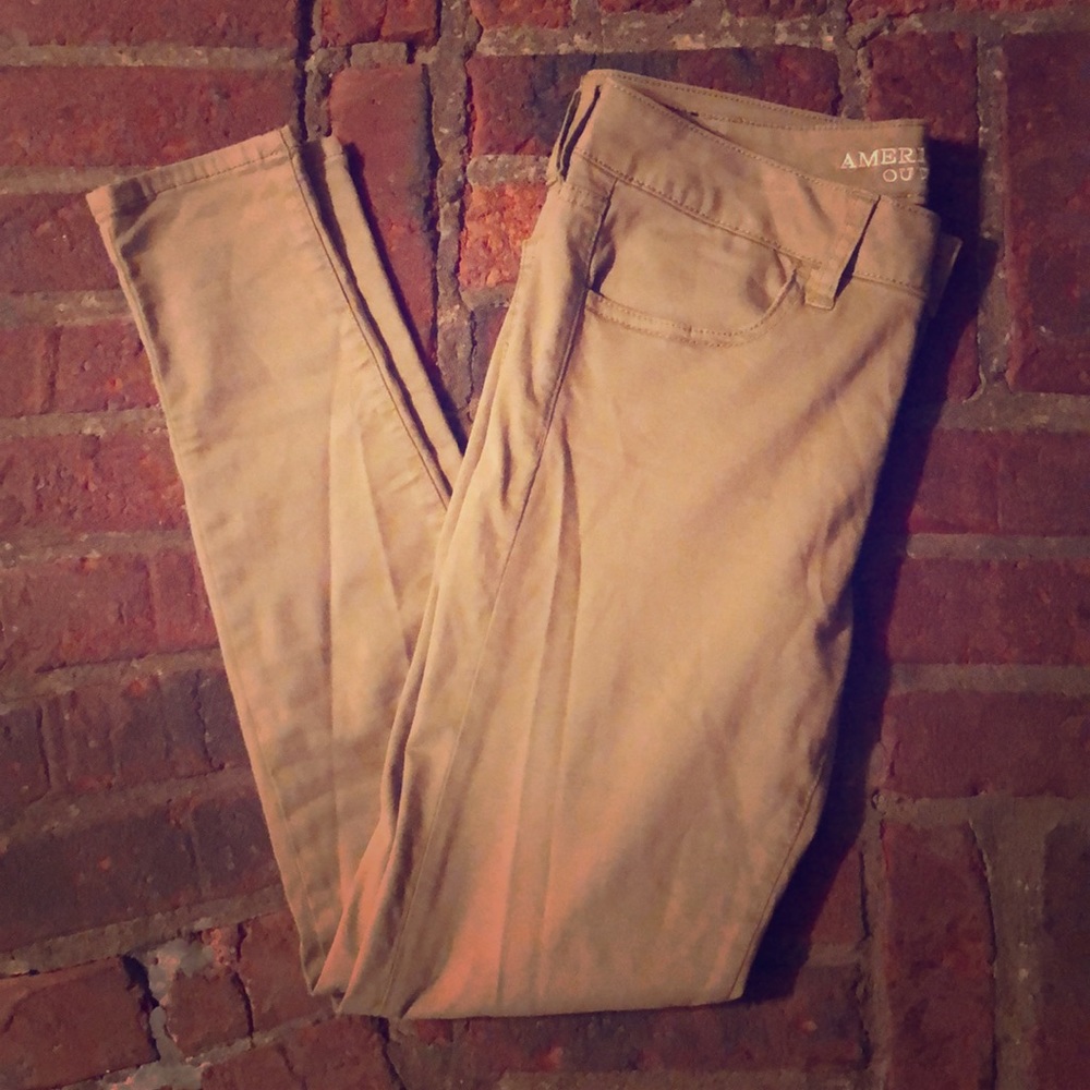 American Eagle Denim Jegging Khaki